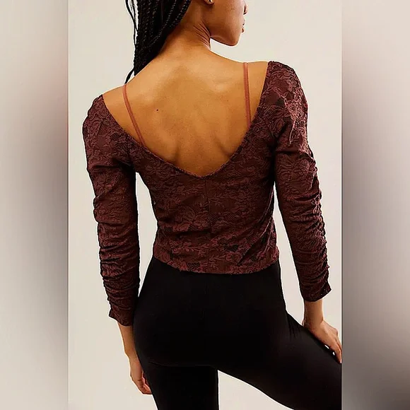 Free People In Rotation Lace Layering Top NWOT - Picture 3 of 7